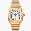 Cartier Santos Large WGSA0018 Rose Gold with White Dial (40mm) Super clone