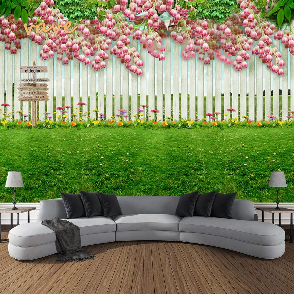 Nigikala Flower Plant Fabric Large Tapestry Wall Hanging Boho Hippie Green Floral Cloth Tapestry Aesthetic Bedroom Room Decor