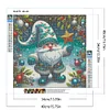 (40*40cm)Xmas Gnome - Full Round Drill Diamond Painting