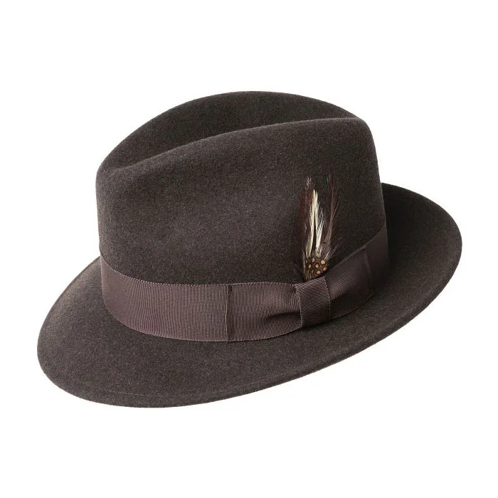 7 Colors-Brixon Fedora &ndash; Cordovan [Fast shipping and box packing]