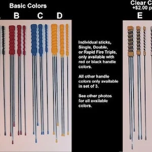 pornhint Pornhint Evil Stick Suck Stick Pain Misery Wicked BDSM Single, Double, & Rapid Fire Triple Buy One or a Set of 3.Carbon FIBER.PLEASE Read Description