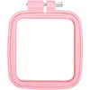 Square Embroidery Hoop Plastic Cross Stitch Hoop for Embroidery and Cross Stitch