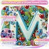 Butterfly Flower M 5D Partial Drill DIY Diamond Painting Kit 30*30cm