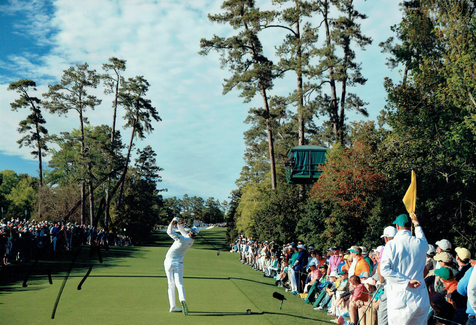 Danny WILLETT Augusta Masters SIGNED Autograph 12x8 Golf Photo Poster painting 8 AFTAL COA