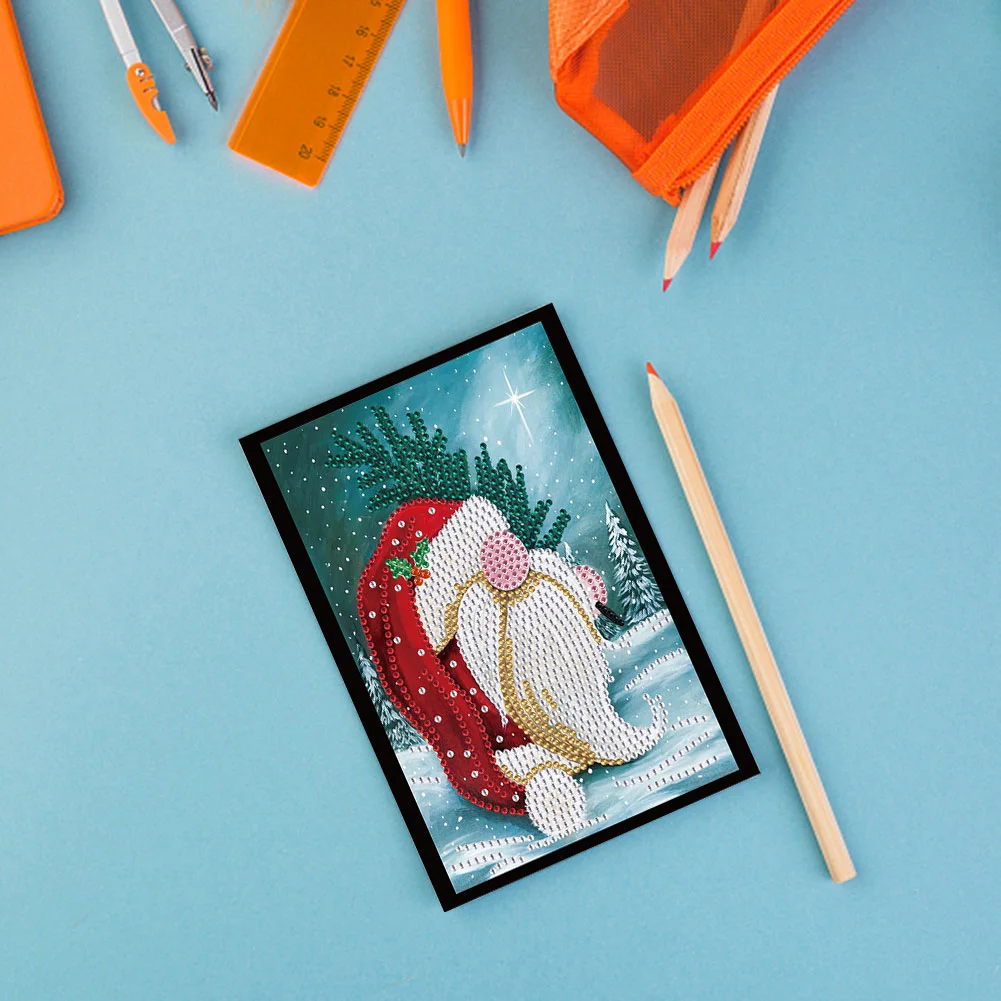 Christmas Style Partial Shaped Drill 50 Pages A5 Diamond Painting Book