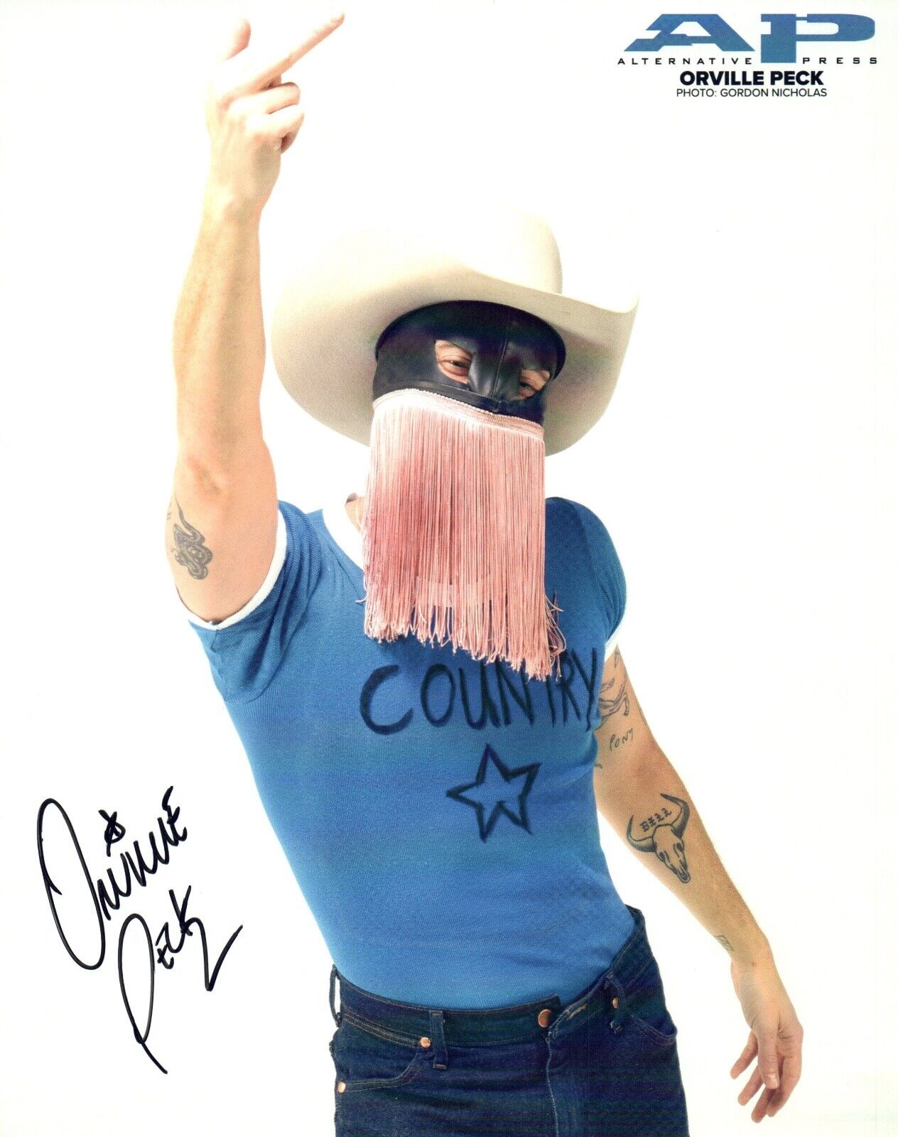 Orville Peck Signed Autographed 8x10 Photo Poster painting Alternative Press Pony COA