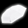 Reflective Travel Umbrella, Rainproof, Windproof, Automatic Opening And Closing Folding Umbrella, Changes Color When Exposed To Water, Sturdy Fiberglass Frame, Unisex Compact Umbrella