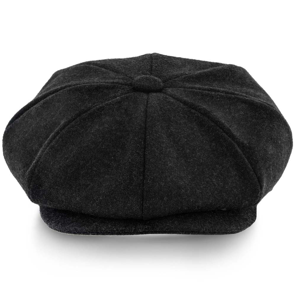 5 Colors - Shelby - Walrus Hat Wool Blend 8 Panel Newsboy Cap