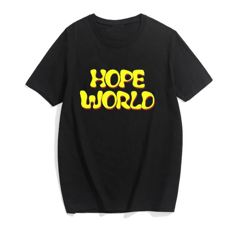 Female T-shirt harajuku shirts hope world clothes t shirt women tops friends vlone vintage stranger things ariana grande