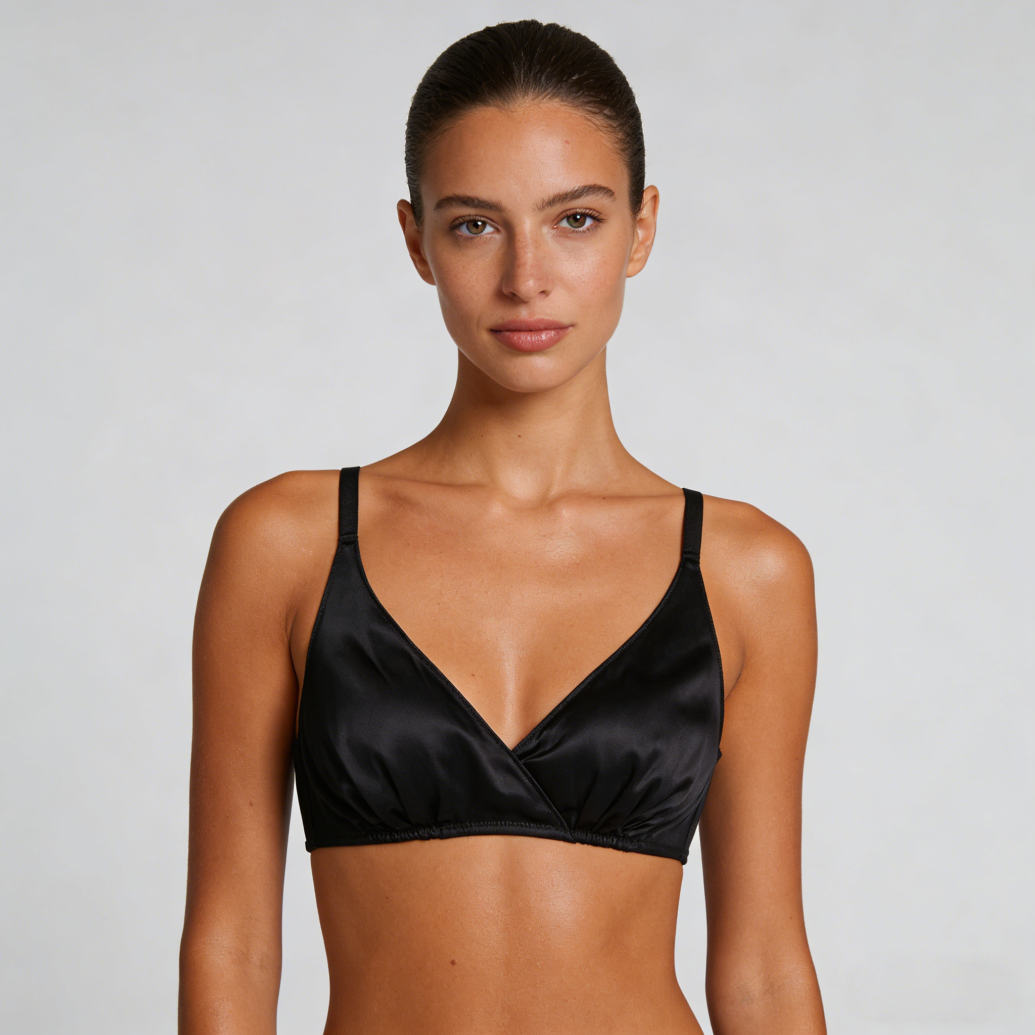 Silk Bra Pro-Muscle Cotton Cup Without Rims REAL SILK LIFE