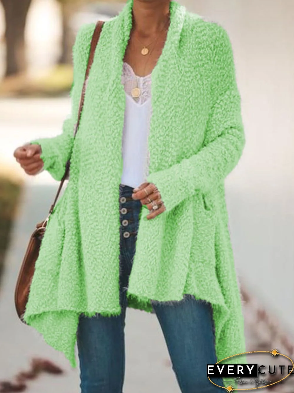 Women Casual Tops Tunic Plus Size Sweater Cardigan