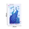 Blue Peacock  | Crystal Rhinestone  | Special Shaped Diamond Painting Kits