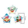 3pcs/set 5D DIY Diamond Painting Christmas Tree LED Star Hanging Lights