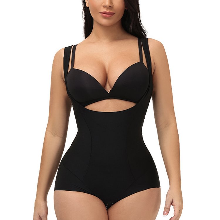 Two-color High Waisted Body Shaper Slimming Shapewear