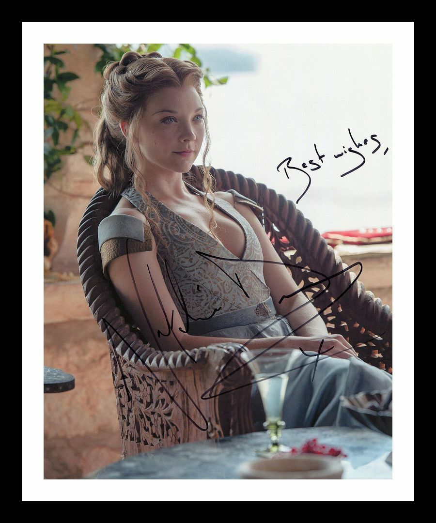 Natalie Dormer - Game Of Thrones Autographed Signed & Framed Photo Poster painting