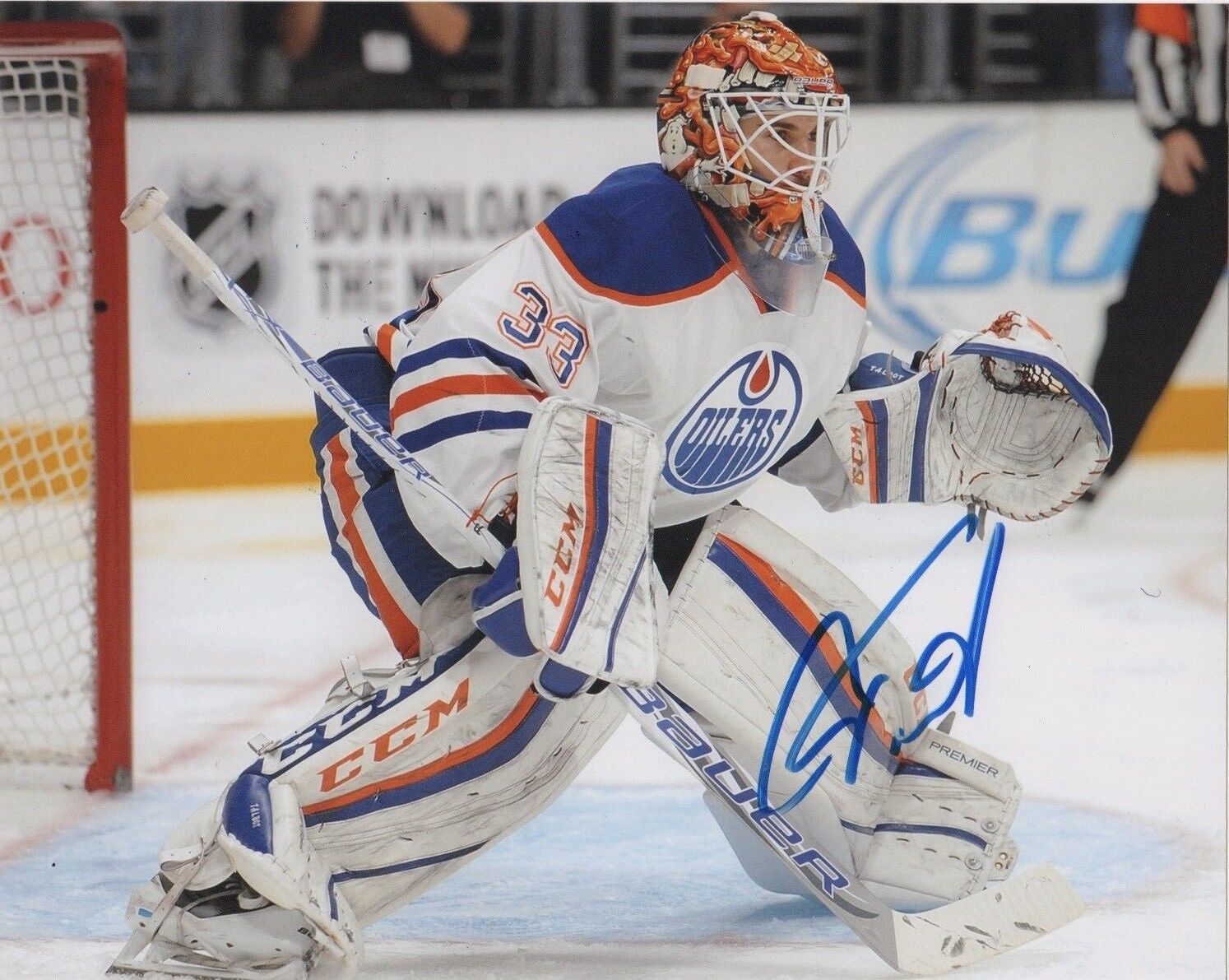 Edmonton Oilers Cam Talbot Autographed Signed 8x10 Photo Poster painting NHL COA #13