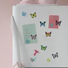(US Only)8Pcs 2D/Flat DIY Colorful Butterfly Diamond Painting Magnets Kit for Art Crafts