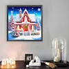 Christmas House - Diamond Painting - Partial Special Shaped Drill(Canvas|30*30cm)