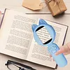 Kids Cat Shape Digital Magnifying Glass 2.0Inch Handheld Microscope for Kid Gift