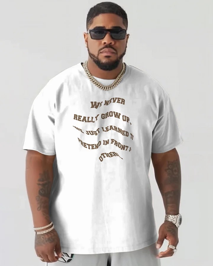 men's big and tall T-shirts