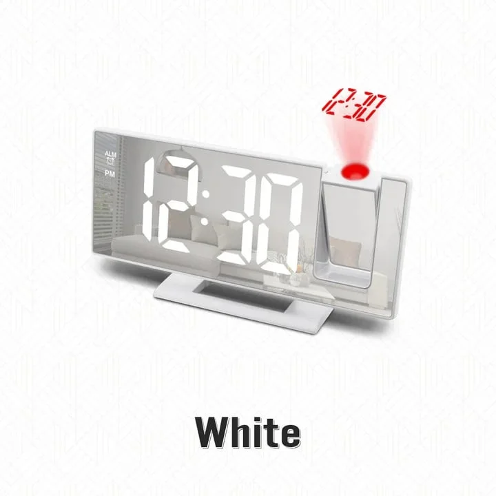 🌟Monthly Specials-40% OFF🌟3D Projection Alarm Clock Makeup LED Mirror