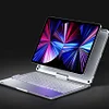 Rotating IPAD Keyboard for IPAD Protective Case with Smart Touchpad Pencil Holder
