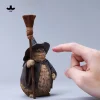JXK Creative Wizard Cat Realistic Figurine (Wizard/Witch Cat Trendy Toy Decorative Ornament)