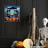 Diamond Painting-DIY Full Round Drill Halloween Skull(40*40 CM)