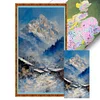 Four Seasons Scenery Winter-11CT Stamped Cross Stitch 40*70cm/15.75*27.56in(Big Size)