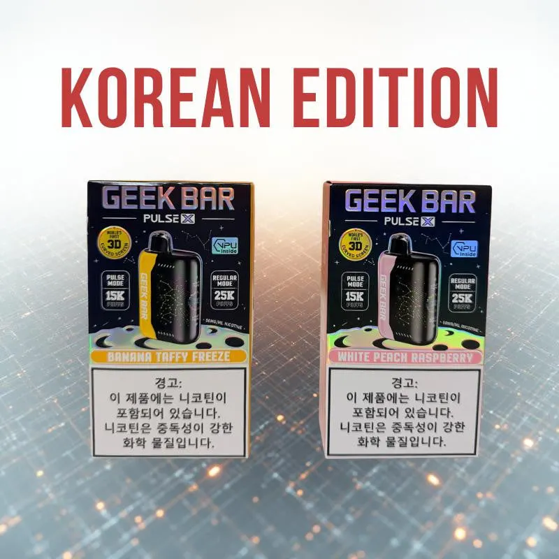 Geek Bar Pulse X 25K Disposable Vape &ndash; Korean Edition（5%, 18mL, 25000 Puffs）