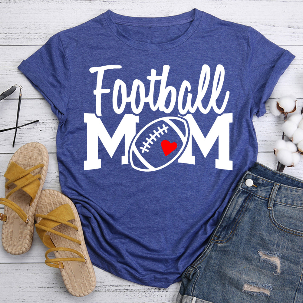 Football mom T-shirt Tee -07692-Guru-buzz