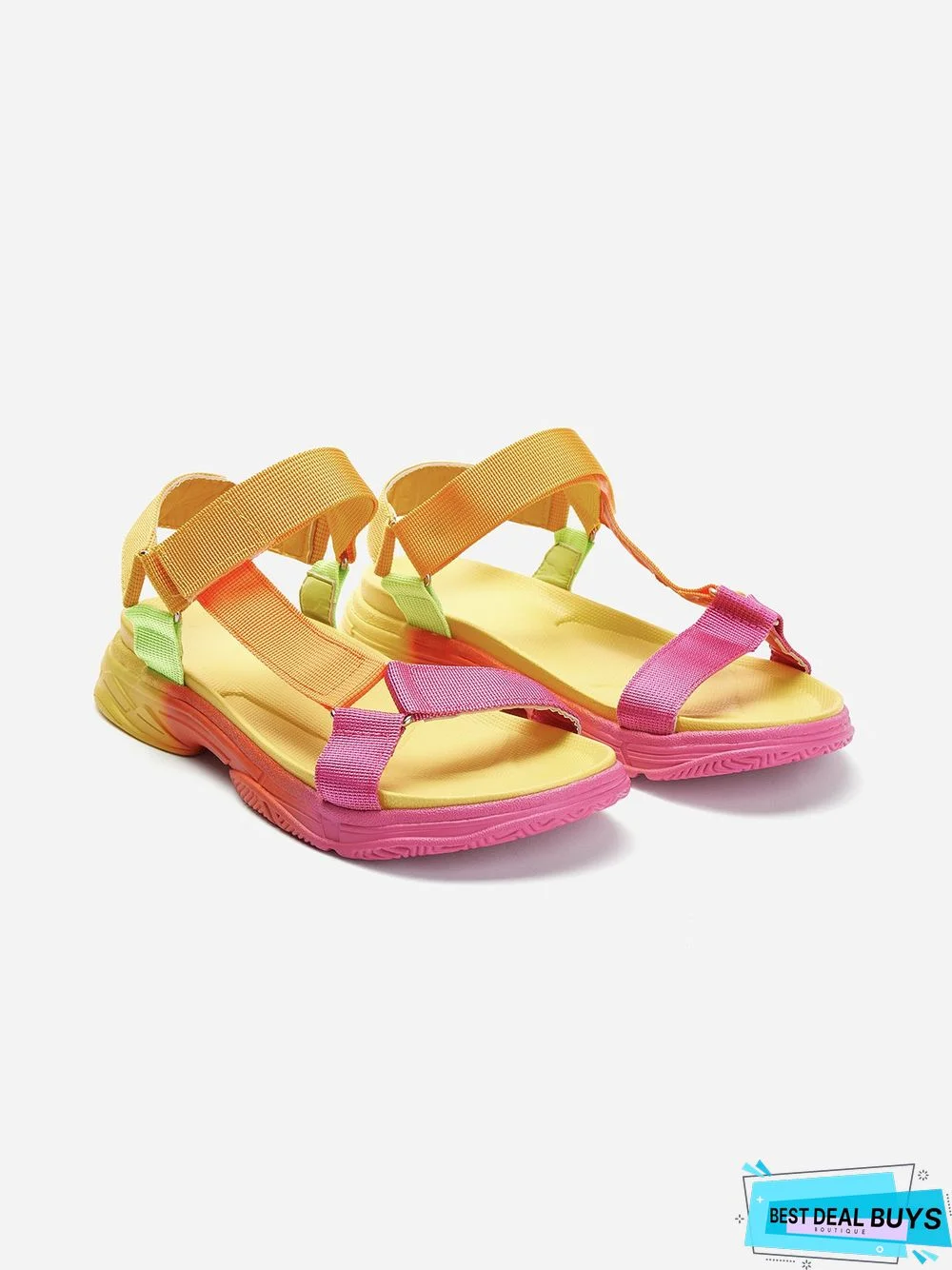 Ladies Strap Plain Colored Sandals
