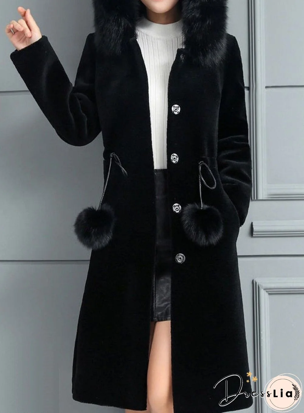 New ins women's medium and long imitation mink coat