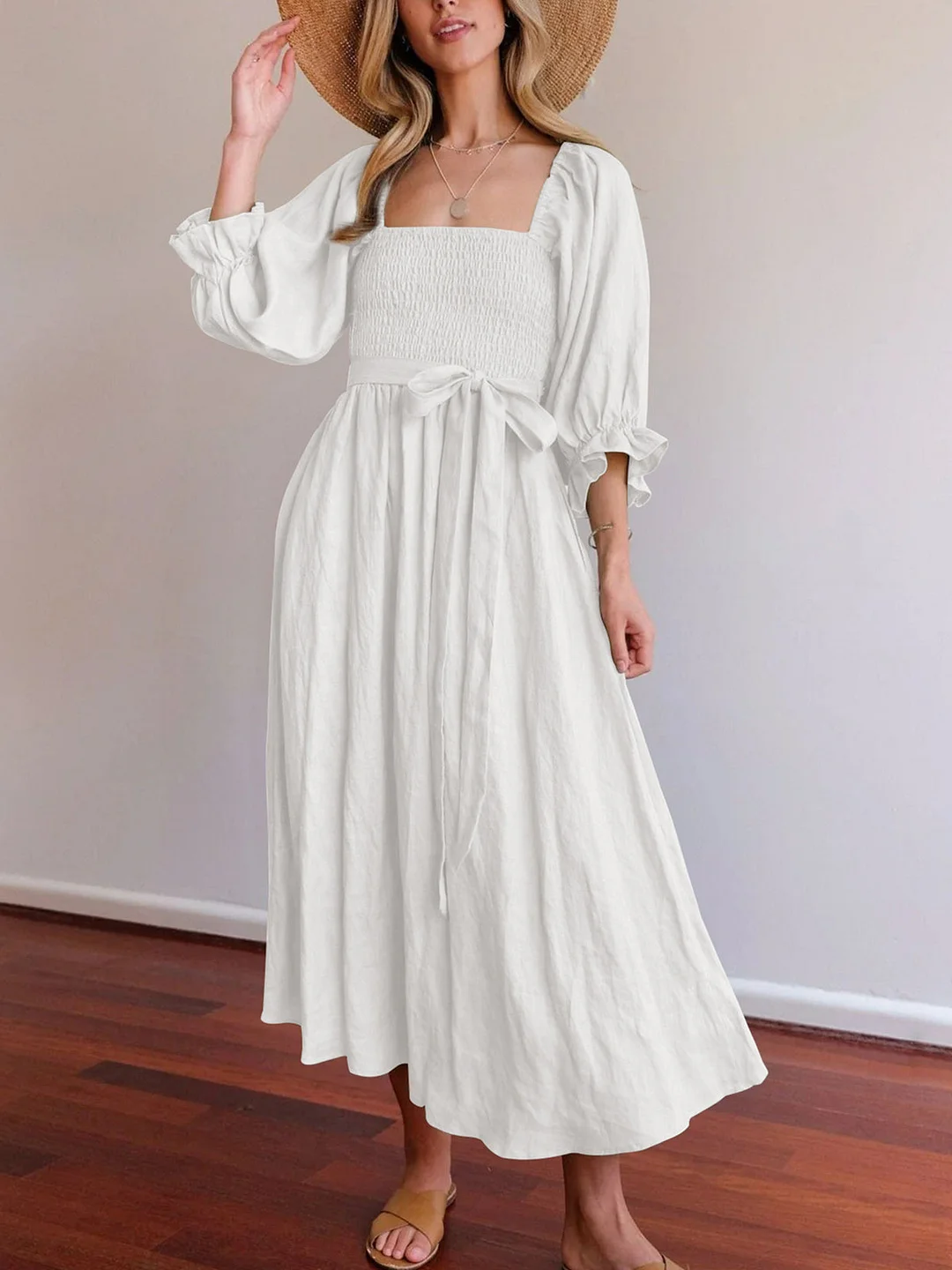 Style & Comfort for Mature Women Strapless Casual Dress