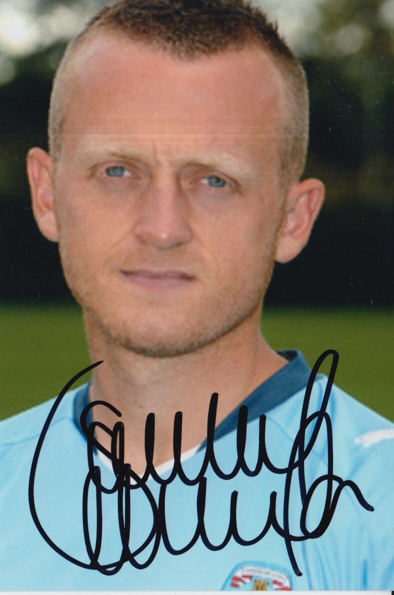 COVENTRY CITY HAND SIGNED SAMMY CLINGAN 6X4 Photo Poster painting.