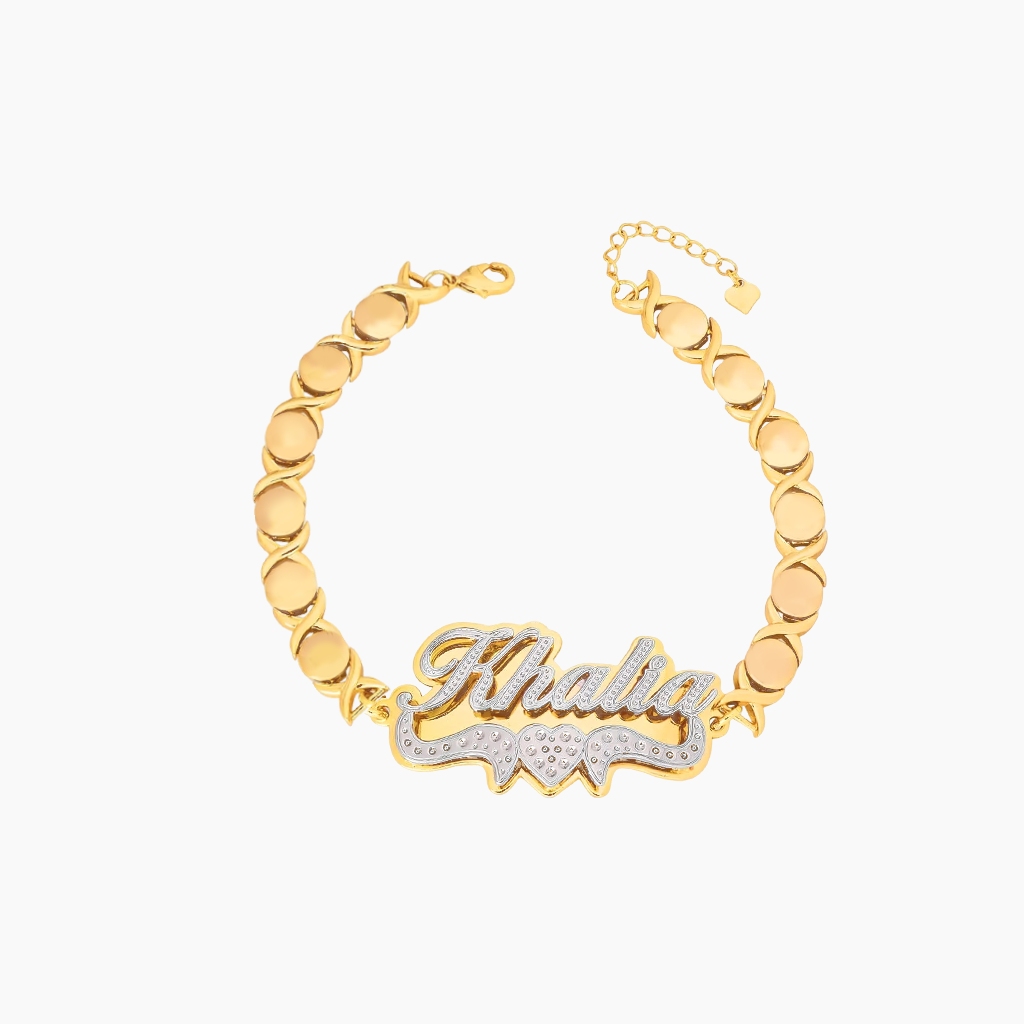 Heart Bracelet with XO-XO Chain