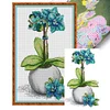 Orchid - 14CT Stamped Cross Stitch 22*36cm/8.66*14.17in
