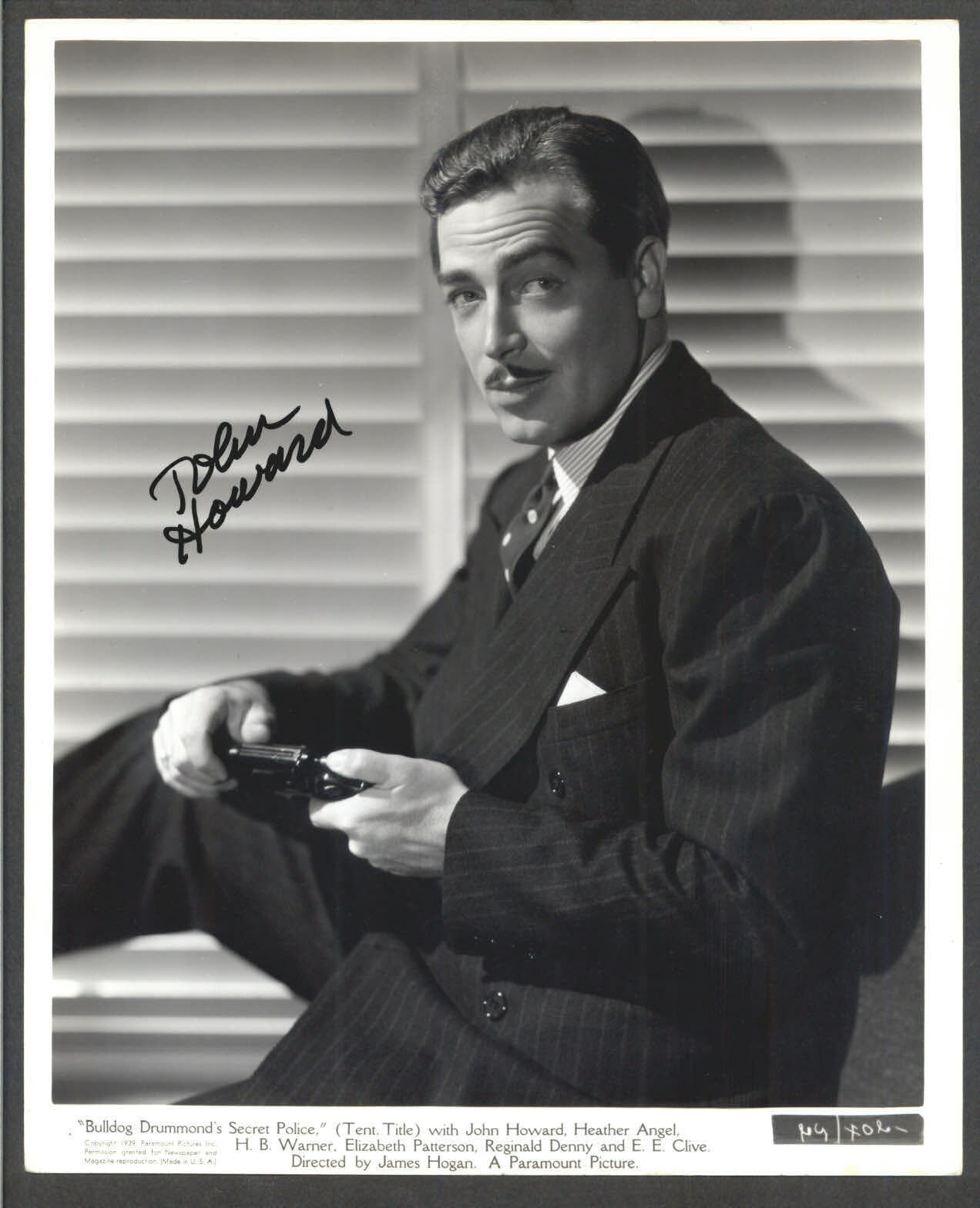 John Howard - Signed Vintage Celebrity Autograph Photo Poster painting - Philadelphia Story