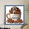 (Multi-Style) Dog Coffee Cup-11CT Stamped Cross Stitch 40*40cm/15.75*15.75in tapestrymarket