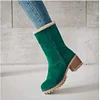 Women's Cosy Winter Boots Premium Suede Snow Chunky Ankle Boots