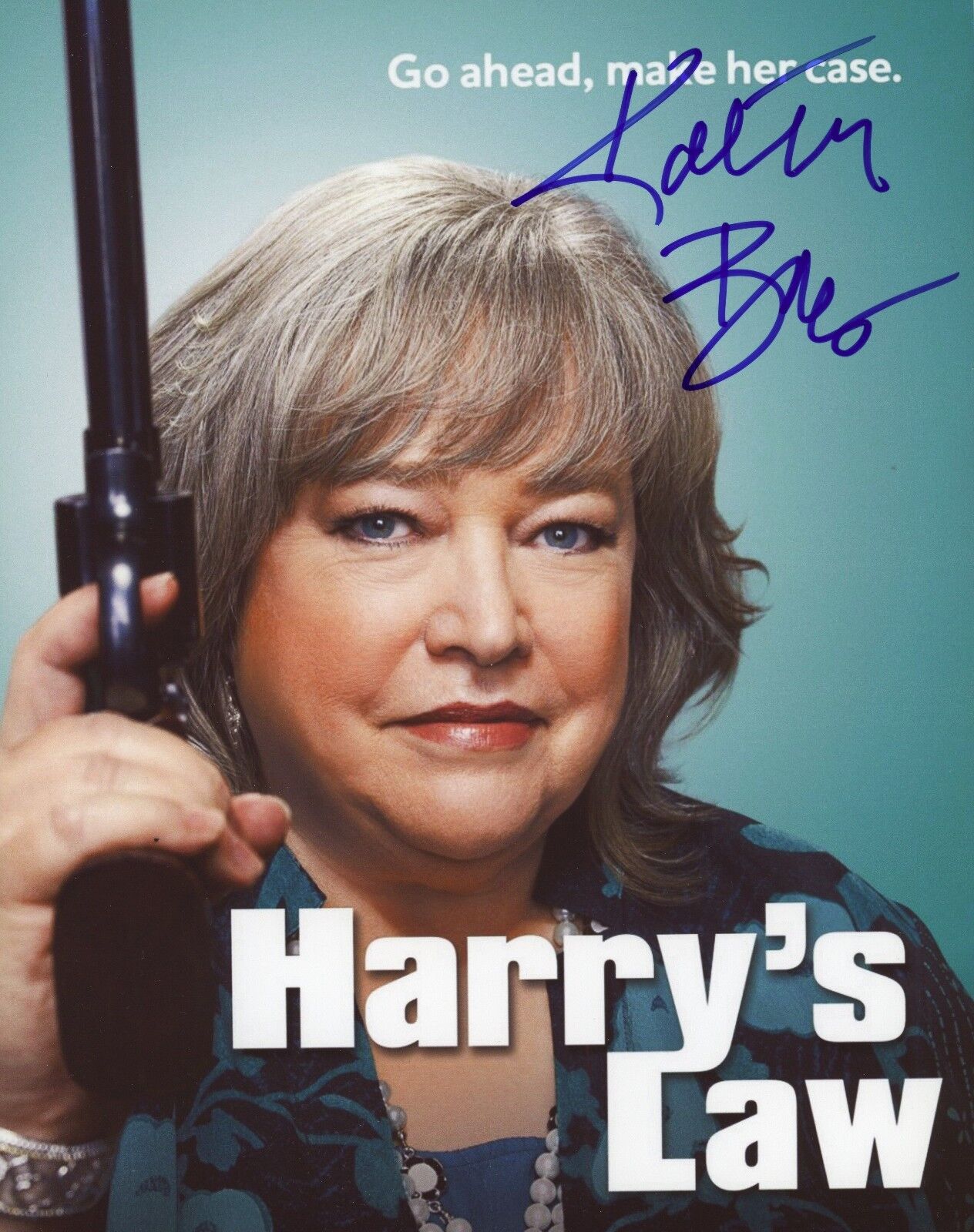 KATHY BATES Authentic Hand-Signed ~HARRY'S LAW~ 8x10 Photo Poster painting