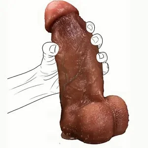 pornhint Pornhint Huge Thick Dildo Realistic Silicone Suction Cup G-spot Cock Sex