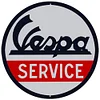 Vespa Service - Round Metal Tin Signs(12*12Inch) - Vehicle