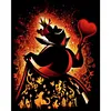 Silhouette Of The Heart Tyrant-Full Round Diamond Painting 40*50CM