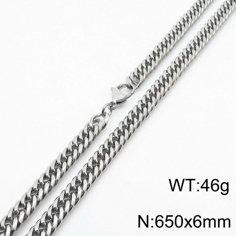 Minimalist Geometric Stainless Steel Unisex Necklace