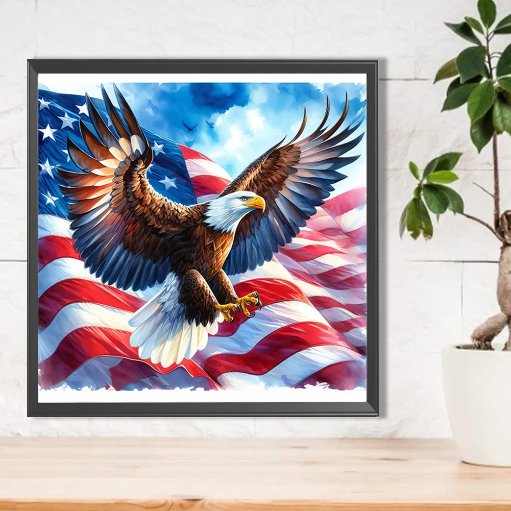 Partial AB Diamond Painting - Full Square Drill - Eagle(Canvas|45*45cm)