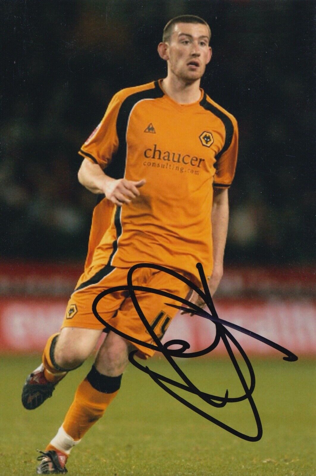 DAVID JONES HAND SIGNED 6X4 Photo Poster painting - FOOTBALL AUTOGRAPH - WOLVES 1.