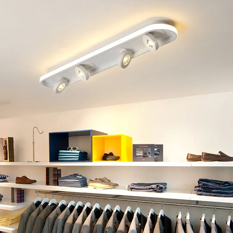Simple Multi Head Spotlight Living Room Corridor Porch Ceiling Lamp Energy Saving LED Lamp Combination Ceiling Lamp