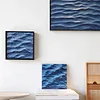 Big And Small Sea Simple Modern Niche High-End Wave Bedside Decoration Flat Mural Ornaments