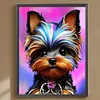 Yorkshire Terrier - Rundbohrer Diamant Malerei - 30*40cm